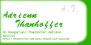 adrienn thanhoffer business card